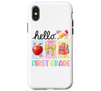 Hello First Grade Apple Pencil Zaino Custodia per iPhone X/XS