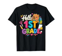 Hello First Grade Capybara Back To School Teacher Student Maglietta
