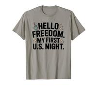 Hello Freedom La mia Prima Notte negli Stati Uniti Maglietta