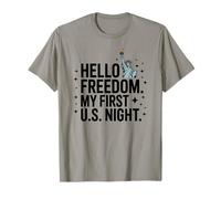 Hello Freedom La mia Prima Notte negli Stati Uniti Maglietta