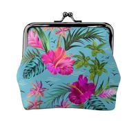 Hello Hawaii - Portafoglio leggero e minimalista, compatto, per visite in palestra e commissioni, Nero , Taglia unica, Portamonete