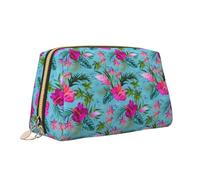 Hello Hawaii - Trousse da viaggio con cerniera, in pelle, portatile, con stampa hawaiana