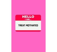 Hello, I am Treat Motivated-Blank recipe book, Stocking stuffers for chefs, Christmas gift for friends, Funny stocking stuffer for family,