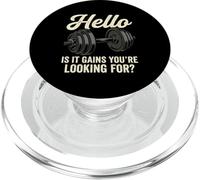 Hello Is It Gains Stai cercando un divertente allenamento in palestra PopSockets PopGrip per MagSafe
