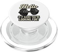 Hello Is It Gains Stai cercando un divertente allenamento in palestra PopSockets PopGrip per MagSafe