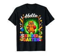 Hello Kindergarten Capybara Back To School Boy Girl Student Maglietta
