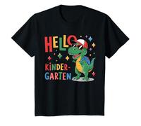 Hello Kindergarten Dinosaur Cute Torna a Scuola Maglietta