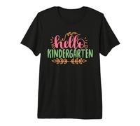 Hello Kindergarten Funny Back To School for Kids Maglietta Premium