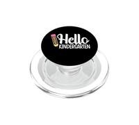 Hello Kindergarten Teacher Leopard Pencil torna a scuola PopSockets PopGrip per MagSafe