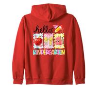 Hello Kindergarten - Zaino a Forma di Mela Felpa con Cappuccio