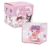 Hello Kitty, 1 statuetta da 6,5 cm e accessori in una scatola trasparente, serie Love Story My Melody, modello casuale, per bambini dai 3 anni, HKT37