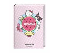 Hello Kitty 17-Monats-Kalenderbuch A5 2027 - 17 Monate. Von August 2026 bis Dezember 2027: Die niedliche Kultkatze versüßt jeden langen Schultag! ... alle Fans der coolen Hello-Kitty-Charaktere