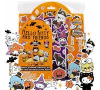 Hello Kitty and Friends Halloween Puffy Playset include oltre 30 adesivi 2 scene di gioco riutilizzabili per bambini