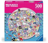 Ravensburger - Puzzle Hello Kitty per Adulti, 500 Pezzi, Collezione Circle of Co