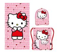Hello Kitty Asciugamano da bagno Rosa - Marca EAN: 8445484470802