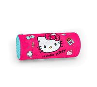 HELLO KITTY - Astuccio Tombolino Ufficiale Hello Kitty, Leggero e Compatto, con Pratica Chiusura a Zip, Ideale per Riporre Penne, Matite e Cancelleria, 22x8 cm