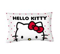 Hello Kitty Beauty, federa standard in raso setoso, 50 x 76 cm, per capelli e pelle, prodotto con licenza ufficiale, Franco