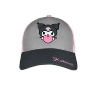 Hello Kitty - Berretto da baseball per bambina Kuromi per bambini, regolabile, colore: Rosa/Grigio