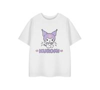 Hello Kitty Bianco Kuromi Heart T-shirt a maniche corte Ragazze