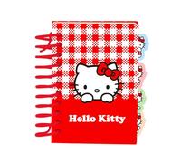 HELLO KITTY - Blocco note A7, quaderni, ideale per bambini in età scolastica, comodo e versatile, qualità e resistenza, 7,4 x 10,5 cm