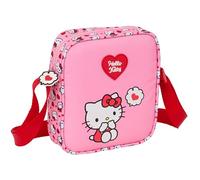 HELLO KITTY - Borsa a tracolla piccola, borsa per bambini, ideale per bambini dai 5 ai 14 anni, comoda e versatile, qualità e resistenza, 16 x 4 x 18 cm
