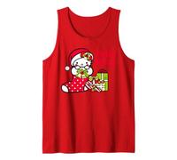 Hello Kitty - Calza Natalizia con Scritta Merry Classic Canotta
