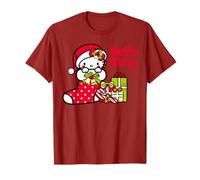 Hello Kitty - Calza Natalizia con Scritta Merry Classic Maglietta