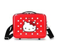 Hello Kitty Castle of Borsa da toilette in ABS adattabile, 29x21x15 cms