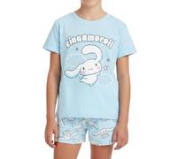 Hello Kitty Cinnamoroll T-shirt e Pantaloncini da Ragazze, Set da 2 Pezzi per Bambine, Taglia 8 a 14 anni (Blu, 8 Anni)