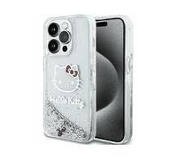 HELLO KITTY Ciondoli gattino e brillantini liquidi COVER per Apple iPhone 13 Pro, Argento