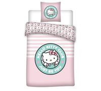 Parure da letto Hello Kitty Rose Just Be You, copripiumino 140 x 200 cm + federa 65 x 65 cm, policotone