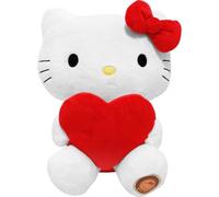 Hello Kitty con cuore ECO-peluche 14x13x24 cm