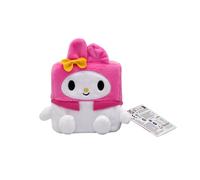 Hello Kitty Cubeez Melody 10 cm - Peluche a cubetti, ideale per impilare ed esporre, morbido memory foam per una sensazione schiacciabile per gli appassionati e i collezionisti