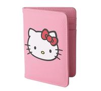 Hello Kitty Custodia per passaporto - Custodia da viaggio con licenza ufficiale, simpatico regalo Sanrio, Hello Kitty Rosa Viso