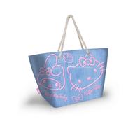 Hello Kitty Denim Borsa Da Spiaggia Karactermania