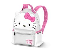 Hello Kitty Face-Zainetto Heady, Bianco 25 x 29 cm, Capacità 8 L