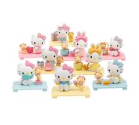 Hello Kitty - Blind Box Serie Dolce Cuore, 1 Figura Pop a Sorpresa su 9, Unboxing ed Arrivo Casuale, Mini Box Trasparente 7x7cm, Collezionabile, Giochi Preziosi