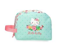 Hello Kitty Floral Kitty Beauty case verde 20,5 x 16,5 x 7,5 cm Poliestere