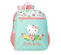 Hello Kitty Floral Kitty Zaino Scuola Verde 23x28x10 cm Poliestere