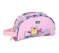 HELLO KITTY & FRIENDS - Beauty case grande per bambini, adattabile al carrello, ideale per bambini dai 5 ai 14 anni, comodo e versatile, qualità e resistenza, 26 x 16 x 9 cm