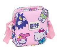 HELLO KITTY & Friends, borsa a tracolla piccola, borsa per bambini, ideale per bambini dai 5 ai 14 anni, comoda e versatile, qualità e resistenza, 16 x 4 x 18 cm
