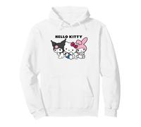 Hello Kitty - Friends My Melody Kuromi Felpa con Cappuccio
