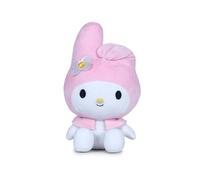 Hello Kitty Friends Plush, 22 cm My Melody Soft Toy, Adorable Bunny Character from Hello Kitty, Official Licensed Plush for Fan and Collectors, for Ages 4+
