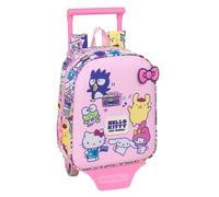 Safta Hello Kitty & Friends 6l Wheeled Backpack Rosa Bambini
