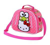 Karactermania, Borsa Porta Merenda 3D Sanrio Unisex Kids, Rosa Hello Kitty, One size