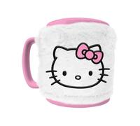 Pyramid International Hello Kitty Fuzzy, tazza con simpatico design Hello Kitty, adatta per caffè o tè, impugnatura comoda, regalo fantastico per i fan di Hello Kitty, durevole e adatta al microonde