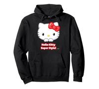 Hello Kitty - Gatto Super stiloso Felpa con Cappuccio