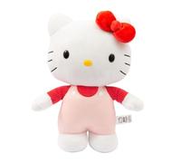 Giochi Preziosi Hello Kitty Peluche Morbido 30 cm con Gonna in Jeans Fiocco Rosa