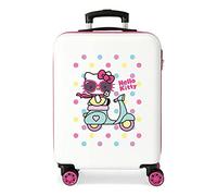 Hello Kitty Girl Gang Valigia da Cabina per Bambini, 55 cm, Bianco