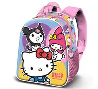 Hello Kitty Happy-Zainetto 3D Elite, Rosa, 25 x 30 cm, Capacità 7 L